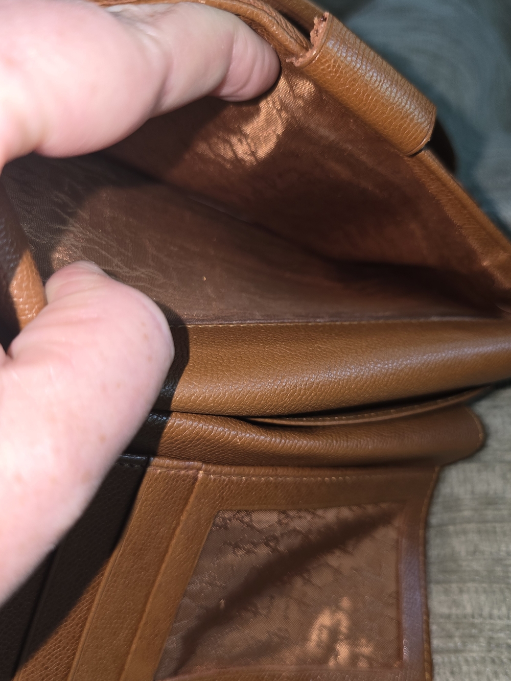 Yves Saint Laurent Vintage Tan Leather Wallet - Picture 10 of 14